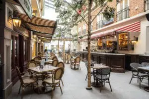 A photo of the A photo of Café en Seine Garden