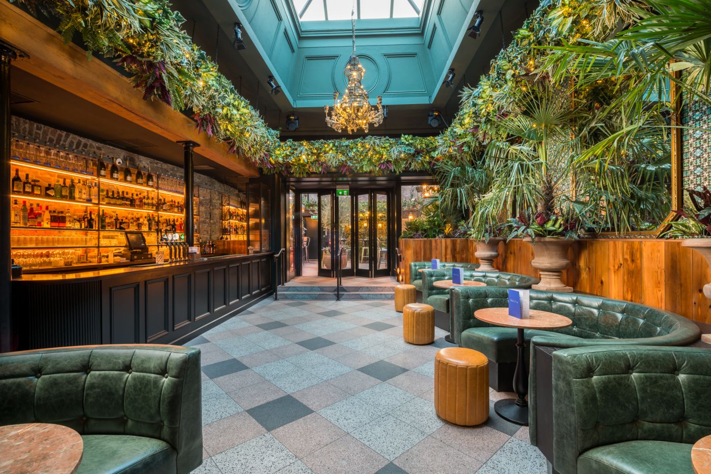 A photo of the garden in NoLIta, one of The Mercantile Group's venues.