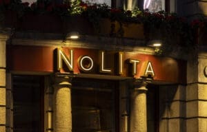 A photo of NoLIta Night Time Outdoors