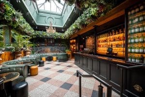 NoLIta interior shot with bar