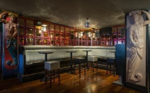 A photo showing the club inside of The George