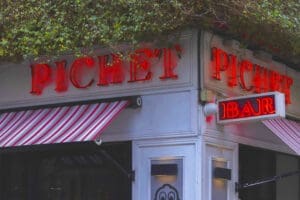 A photo of the exterior of Pichet, one of The Mercantile Group's venues.