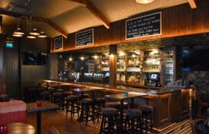 The main bar in The Railway Bar, one of the venues owned by The Mercantile Group.