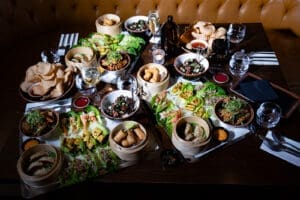 A photo showing one of Opium's Sharing Platters